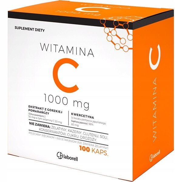 LABORELL Witamina C 1000mg (Odporności) 100 Kapsułek