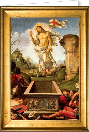 Wielkanocne Kartki religijne bez życzeń RRW-BT 8