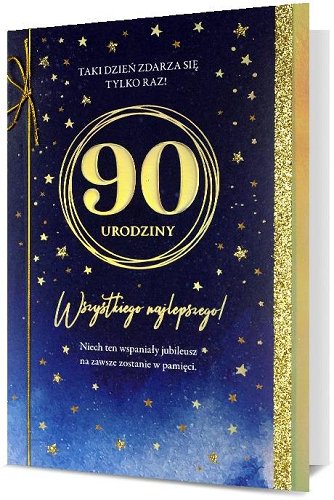 Kartka na 90 urodziny Premium H2616