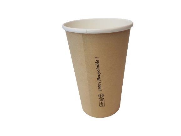 Kubki papierowe jednorazowe kraftowe 400ml 50szt