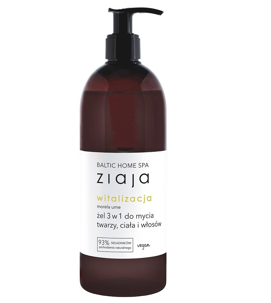 Ziaja BALTIC HOME SPA WITALIZACJA ŻEL DO MYCIA TWARZY, CIAŁA I WŁOSÓW 3W1 500ML 5901887053156