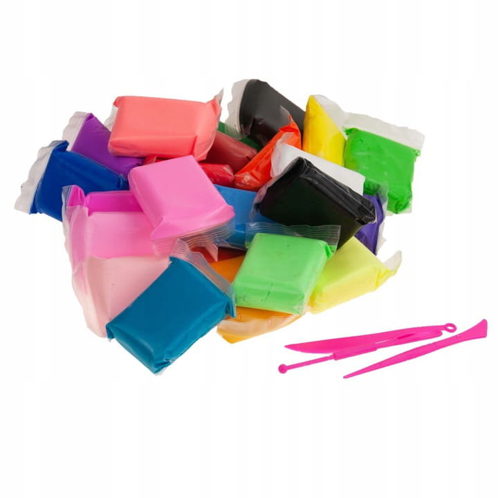 Piankolina 24Szt Glina Polimerowa Pianka Nożyki