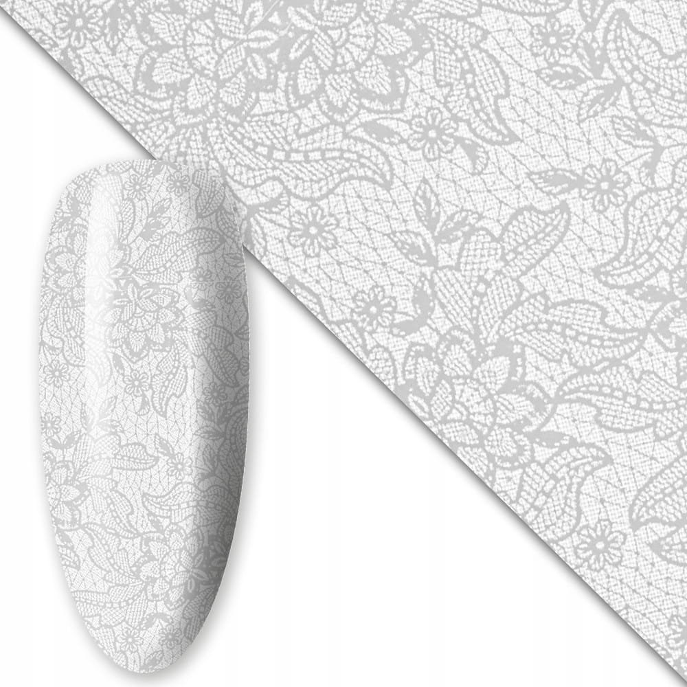Folia transferowa do paznokci 80 cm White Nr 7