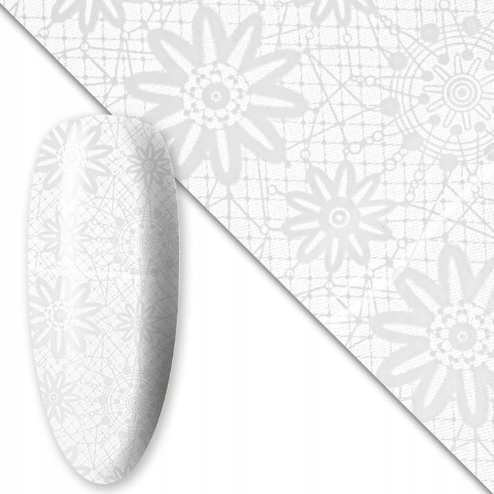 Folia transferowa do paznokci 80 cm White Nr 5