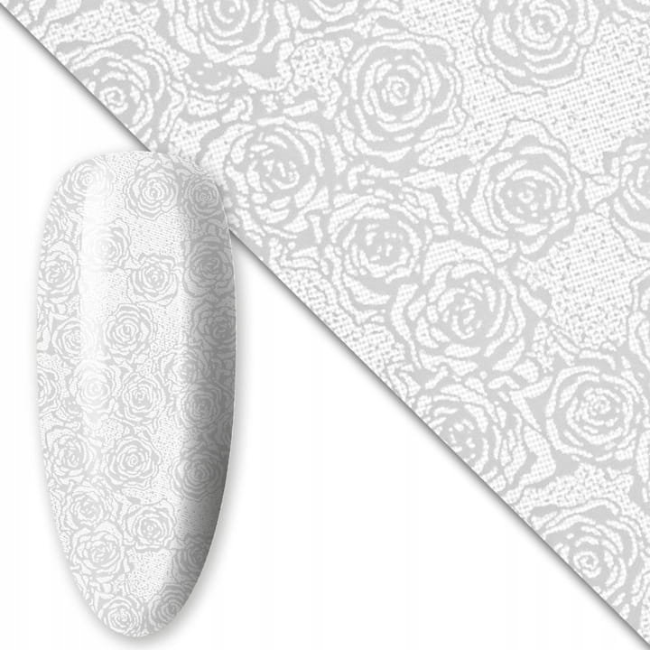 Folia transferowa do paznokci 80 cm White Nr 15