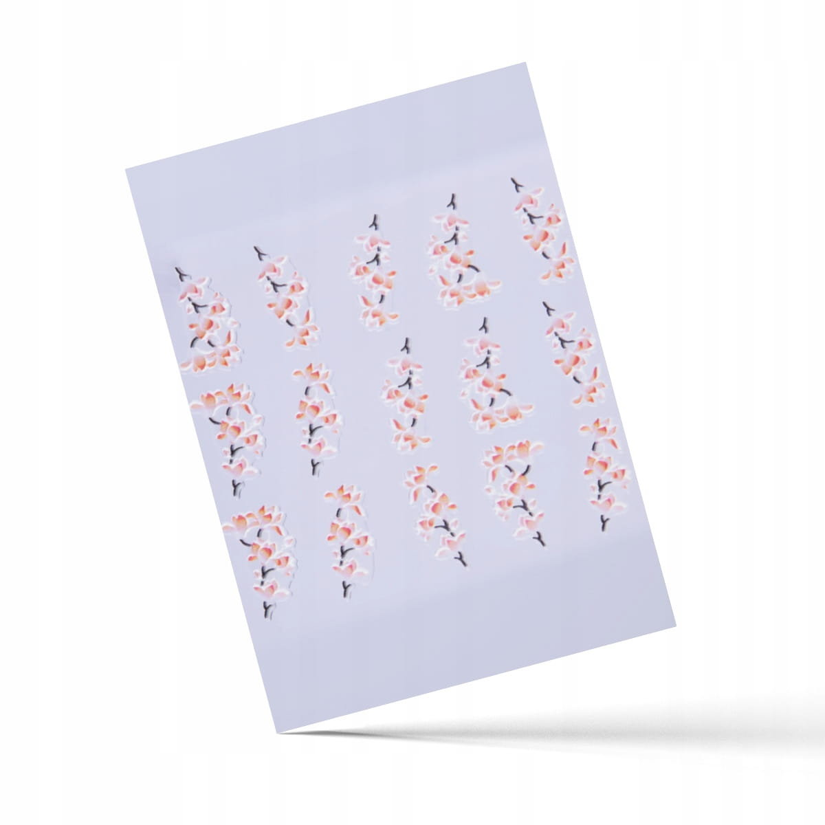 Allepaznokcie Naklejki biżuteryjne 5D samoprzylepne wypukłe akrylowe Nr Z D3690