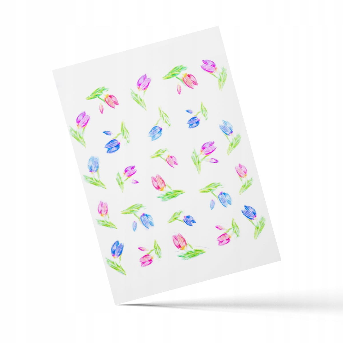 Allepaznokcie Naklejki biżuteryjne 5D samoprzylepne wypukłe akrylowe Nr Z D3691