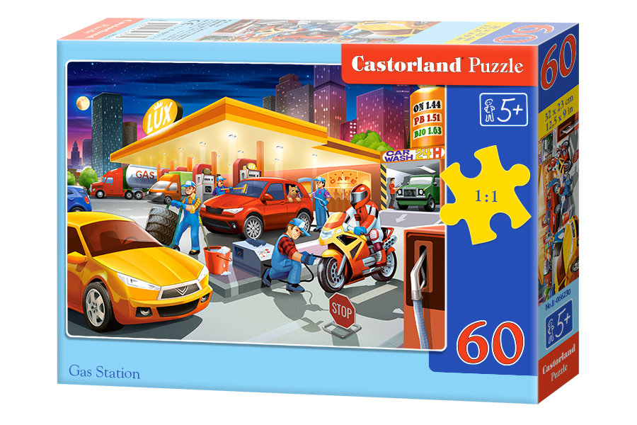 Castorland Puzzle 60 Gas Station CASTOR -