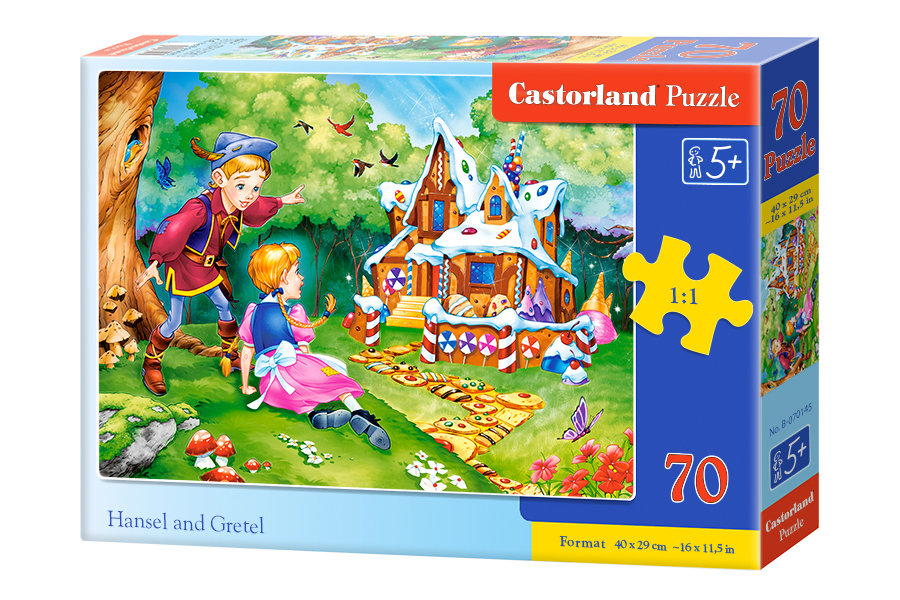 Castorland Puzzle 70 Hansel and Gretel CASTOR -