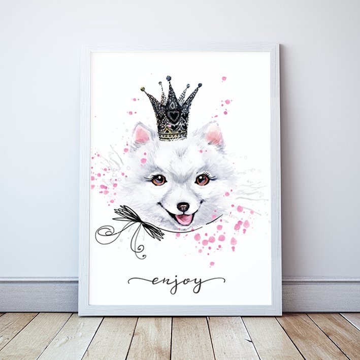 Plakat dla księżniczki Enjoy format A3