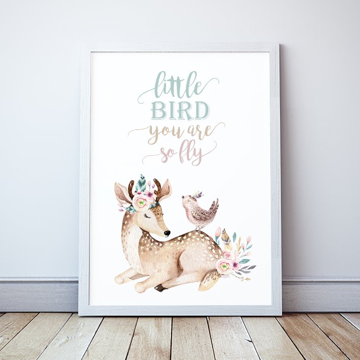 Plakat Sarenka Little Bird you are so fly format A3