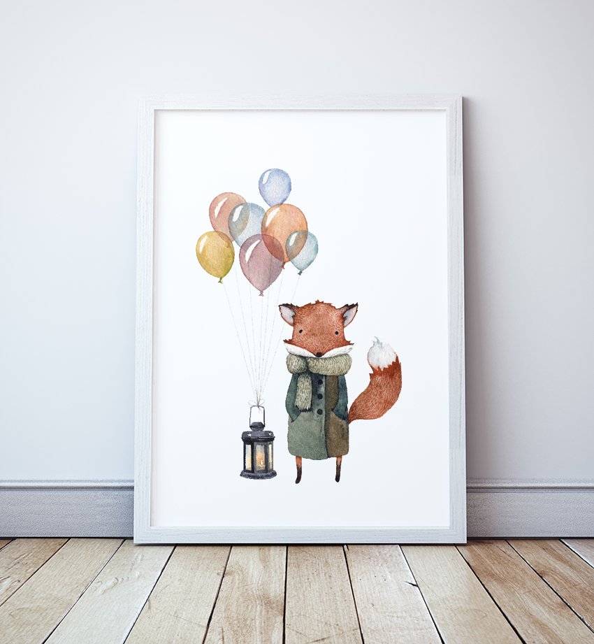Plakat LISEK 2, Balonowo format A3