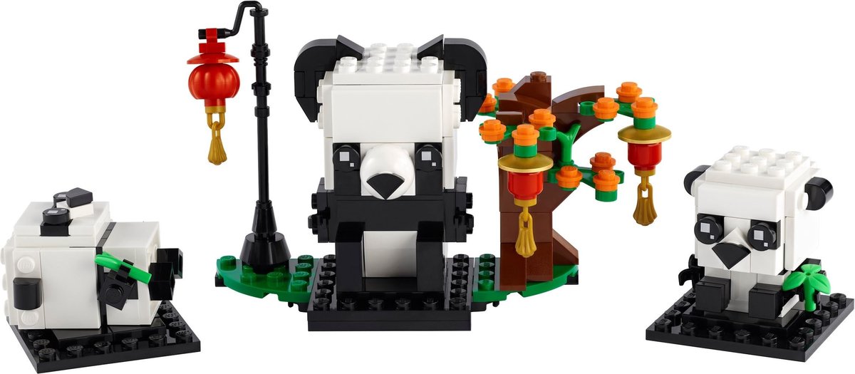 LEGO Brickheadz Pandy Na Chiński Nowy Rok 40466
