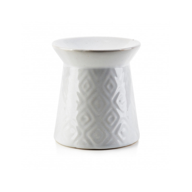 Kominek zapachowy Ceramiczny GEOM Biel