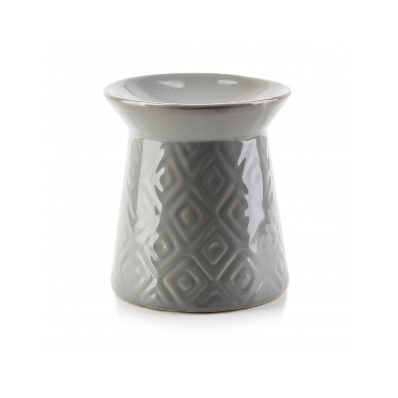 Kominek zapachowy Ceramiczny GEOM Szary