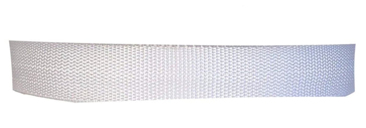 kufer-pasmanteria.pl Taśma nośna parciana 30 mm ( 1 mb ) Biała 23061468_20220301184209