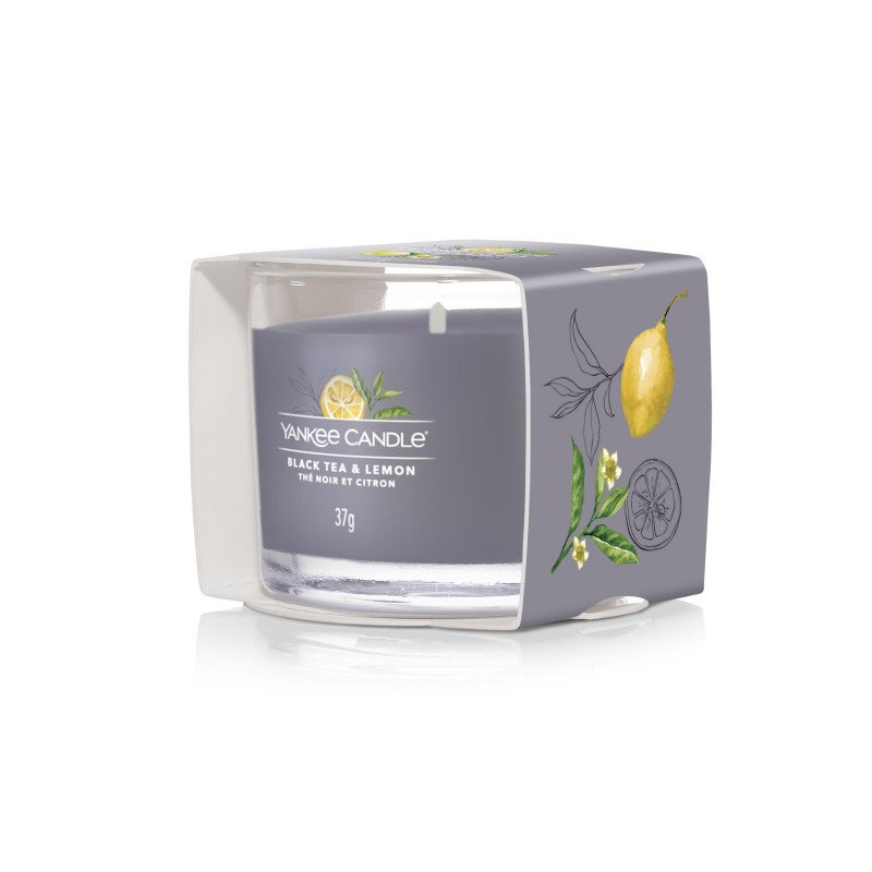 Yankee Candle ŚWIECA BLACK TEA & LEMON 37G 5038581130491
