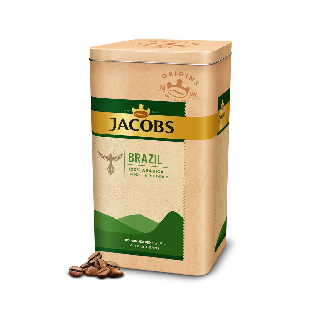 Jacobs Kawa ziarnista Origins Brazil Puszka 1kg