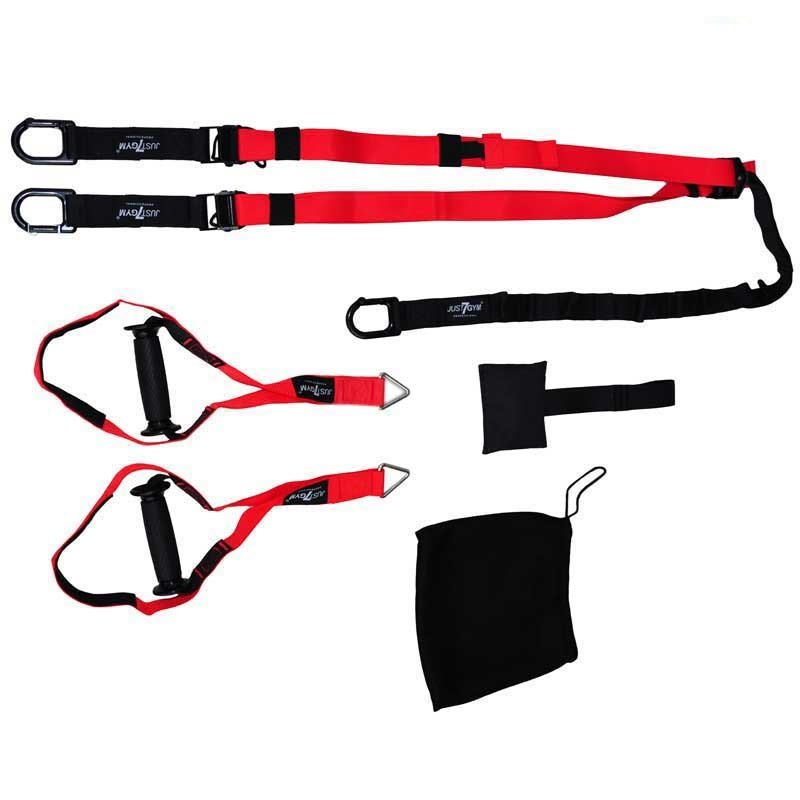 Pasy Treningowe Professional Czerwone / Just7Gym