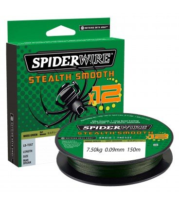 Plecionki Spiderwire Stealth Smooth 12 Moss Green 0,09 mm