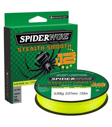 Plecionki Spiderwire SS12 Yellow 150m 0,07 mm