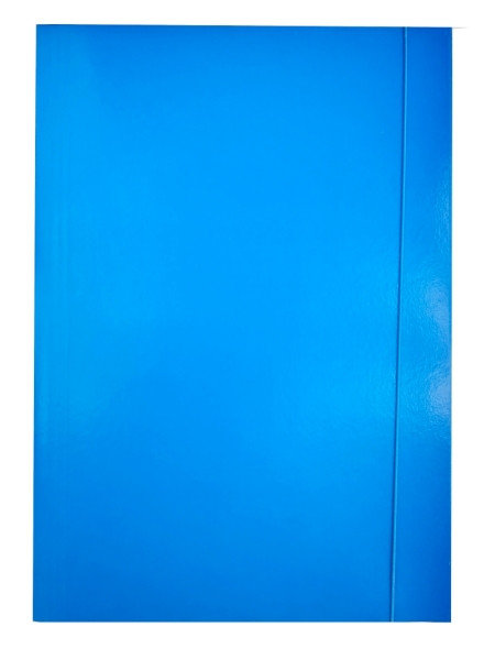 Biuronimo Teczka kartonowa z gumką A4 - niebieska TZGTA4NB