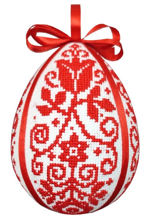 Haft krzyżykowy - Zestaw do haftu - Pisanka etniczna