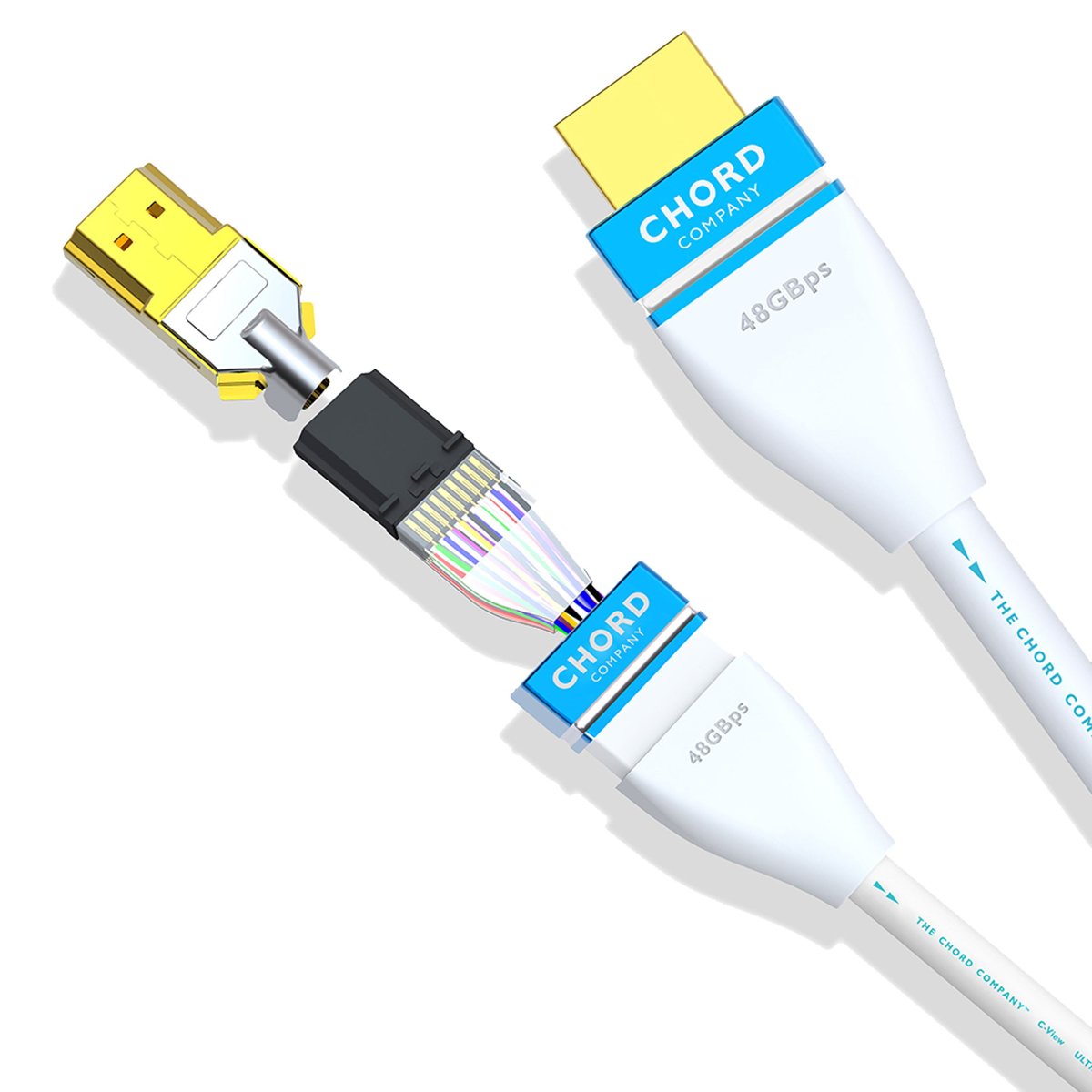 Chord C-view 2.1 - Kabel cyfrowy HDMI 48GBps 8K - 3m 3m ✦ SALON ✦ ZAPYTAJ O RABAT ✦ RATY 30x0%