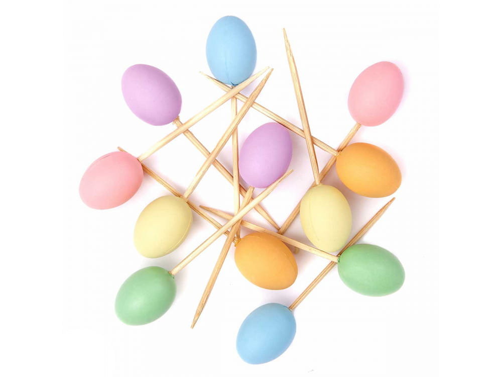 JAJKA MINI NA PIKU 12SZT TĘCZOWE DPWL-041 DALPRINT