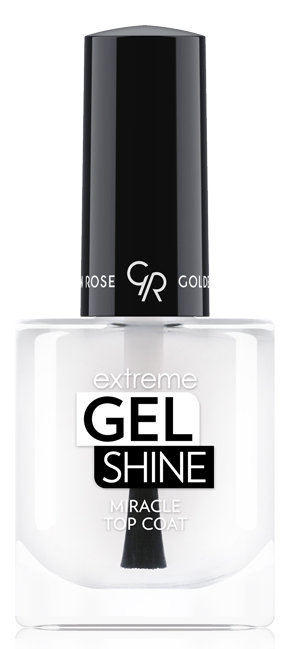 Golden Rose Extreme Gel Shine Miracle Top Coat - Żelowy utwardzacz do paznokci GOLEDPA
