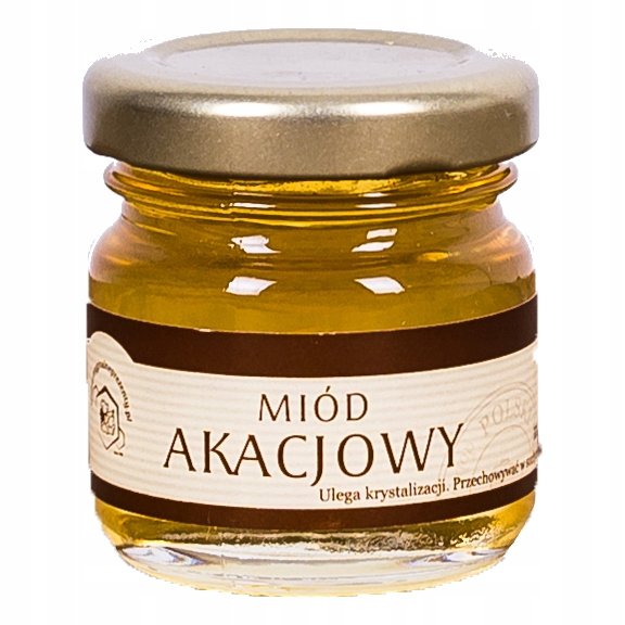 Miód akacjowy 50g pasieka Łysoń