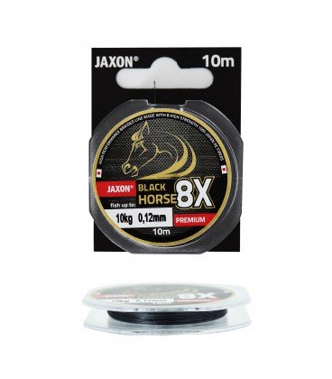 Jaxon Plecionka Black Horse 8X Premium 0,12mm 10m