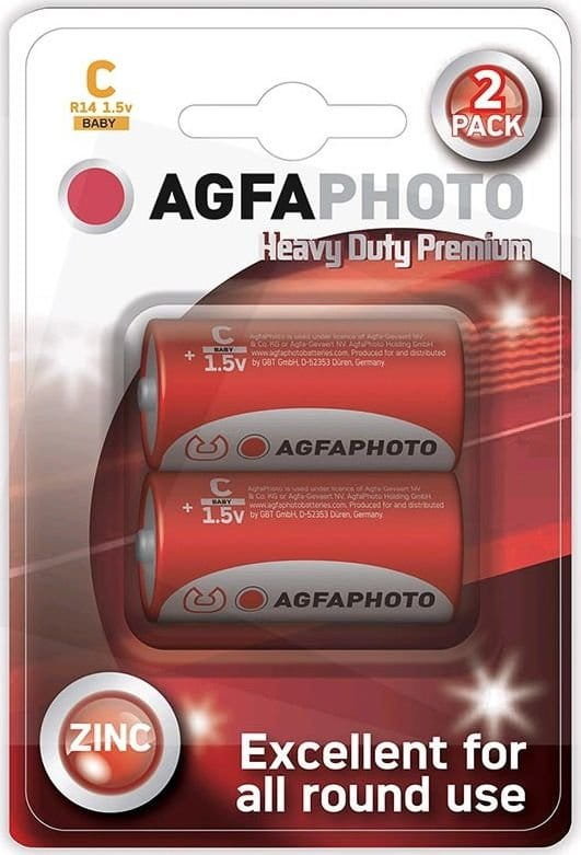 Zdjęcia - Bateria / akumulator Agfa AgfaPhoto Bateria Heavy Duty C / R14 2 szt. 