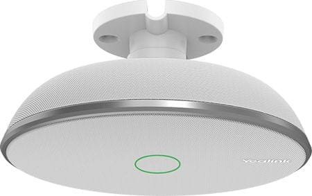 Yealink VCM38 bezprzewodowy mikrofon sufitowy WiFi - 8 mikrofonów, NC, AEC, wykrywanie głosu 360°, RJ45, PoE