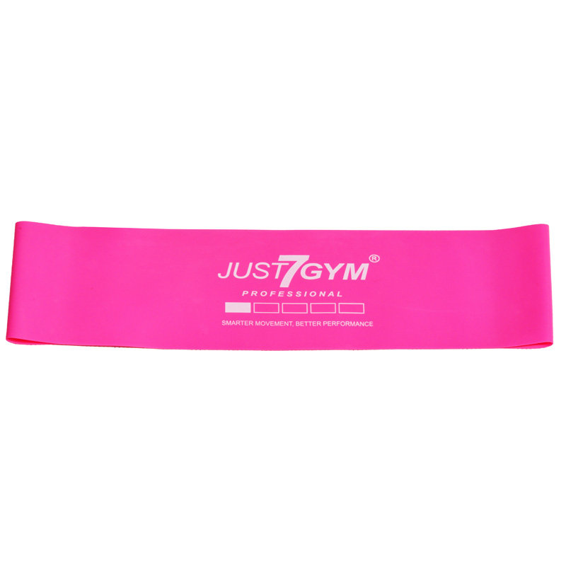 Just7Gym, guma do ćwiczeń, Mini Power Band Mobility 8.0, różowa