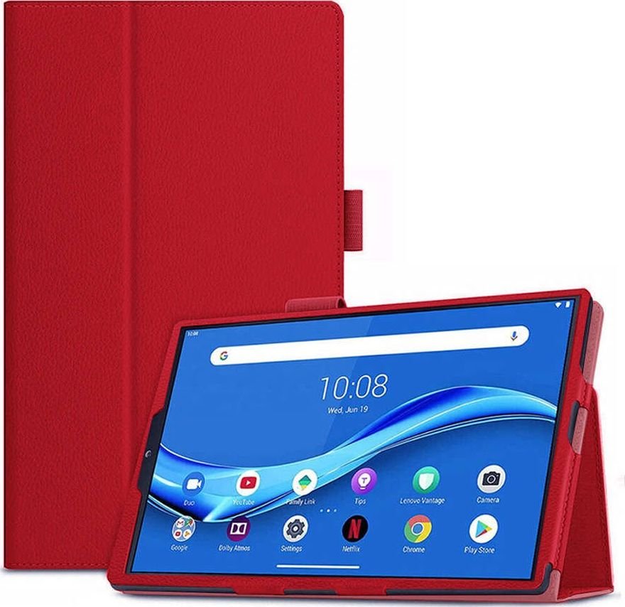 Etui Stand Cover Alogy do Lenovo M10 Gen.2 TB-X306 Czerwone