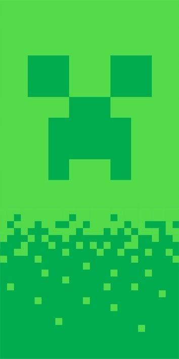 Ręcznik kąpielowy plażowy CREEPER MINECRAFT 70x140