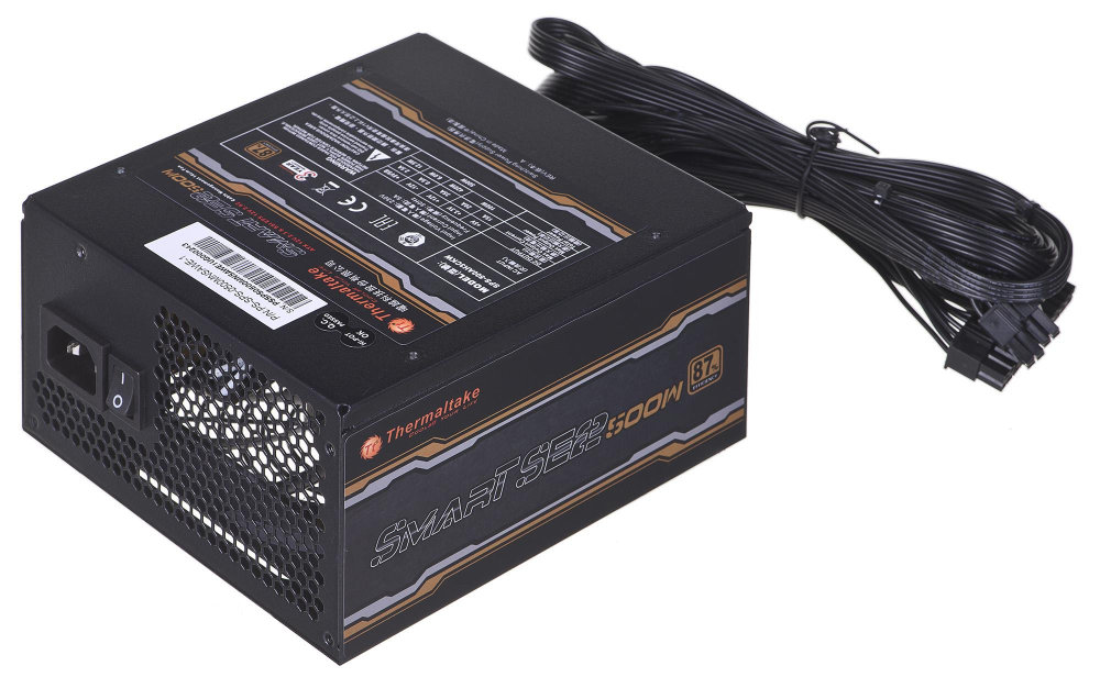 Thermaltake Thermaltake Zasilacz Thermaltake Smart SE2 500W PS-SPS-0500MNSAWE-1 (500 W; Aktywne; 120 mm) 2_252953