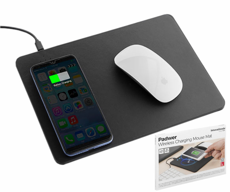 Podkładka pod mysz z ładowarką indukcyjną bezprzewodową InnovaGoods V0103216