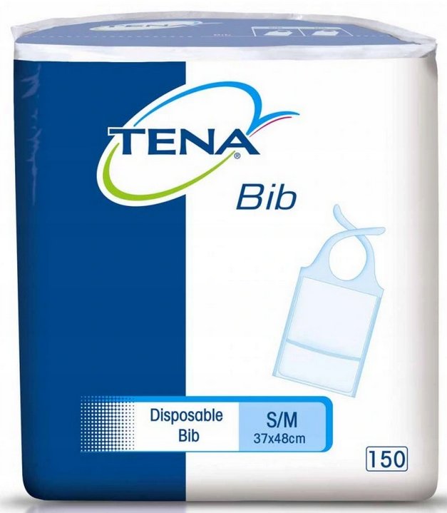 Tena BIB, Śliniaki dla dorosłych z kieszonką 150 szt.