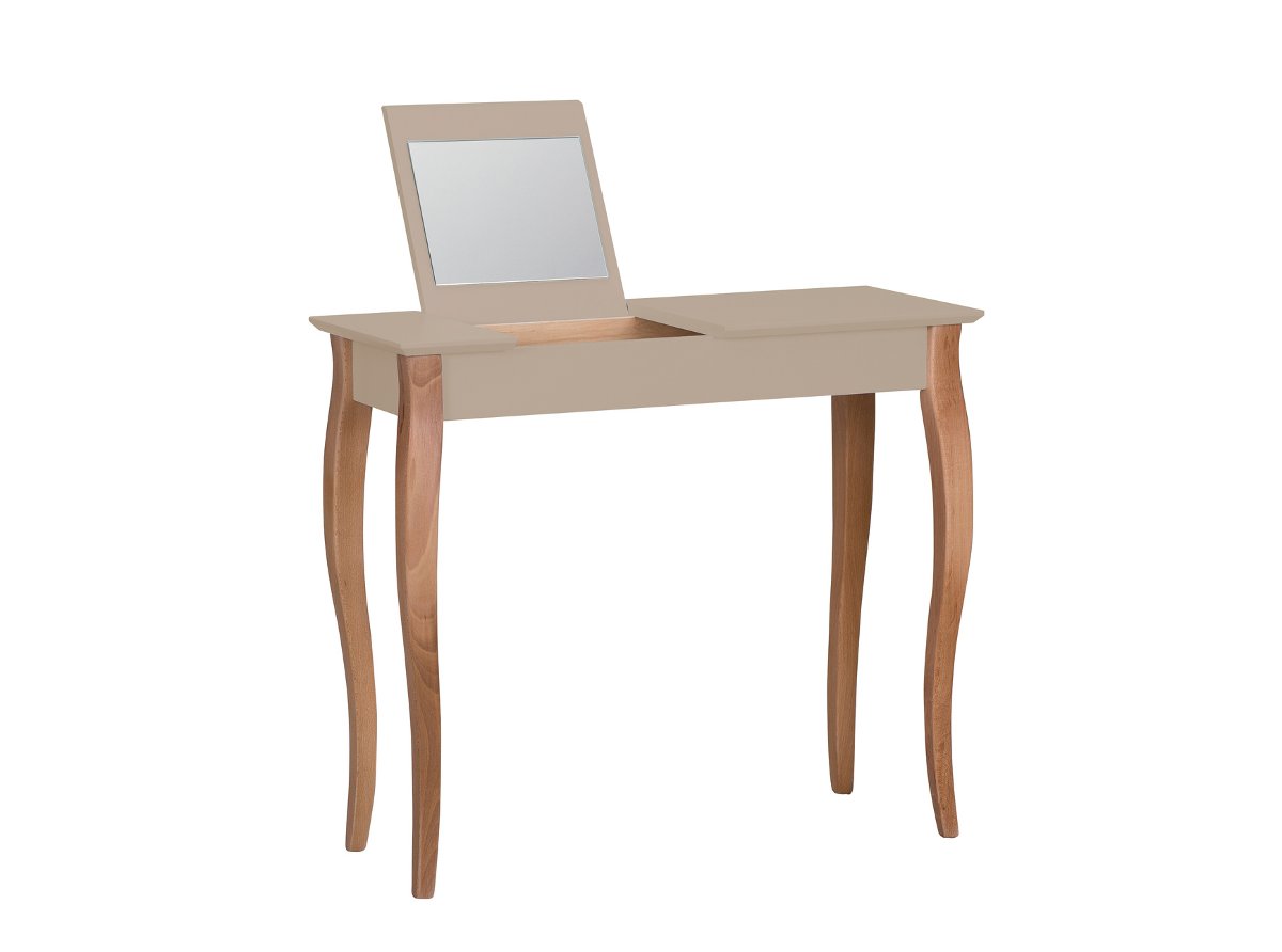 Toaletka LILLO z Lusterkiem 85x35cm Kawa z Mlekiem