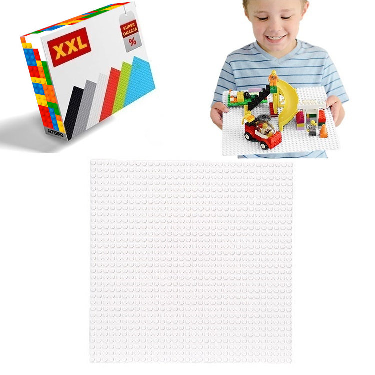 Evi, Płytka konstrukcyjna do klocków - biała