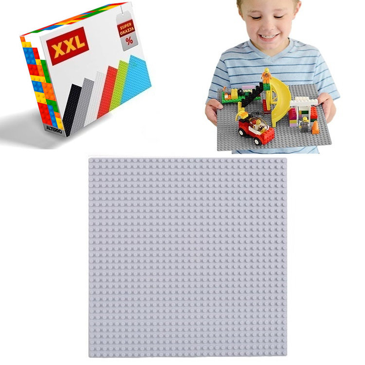 Evi, Płytka konstrukcyjna do klocków - jasno szara