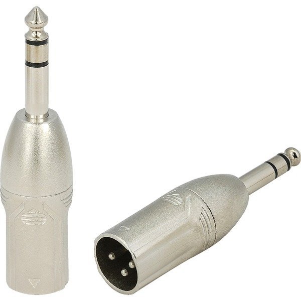 Redukcja Jack stereo 6.3mm / XLR męski RA3XMJM