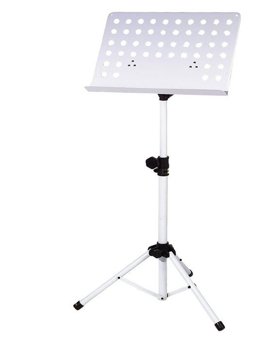 BSX statyw na nuty, długość: 24 cm, biały 900744