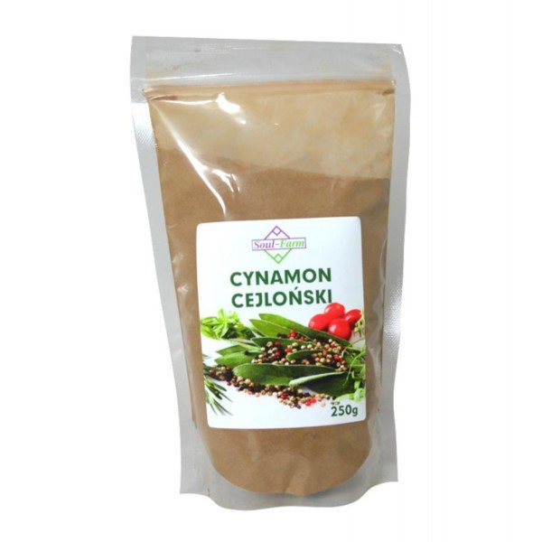 SOUL FARM Soul Farm Cynamon Cejloński mielony 250 g SFA371