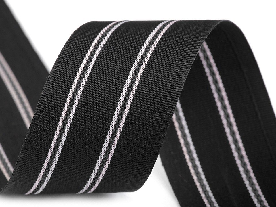 Gurt spodniowy szerokość 45 mm ( 1 mb ) Czarny