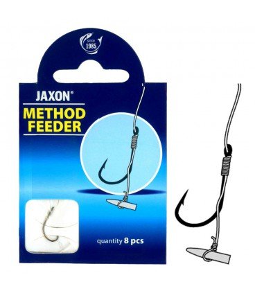 Jaxon 10 Haczyki Method Feeder 8szt stoper przypon