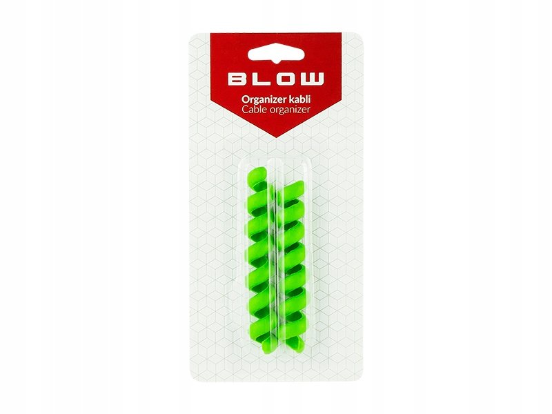 Blow Organizer do przewodów Blow - elastyczna sprężyna zielona - 2szt. PRO-16929