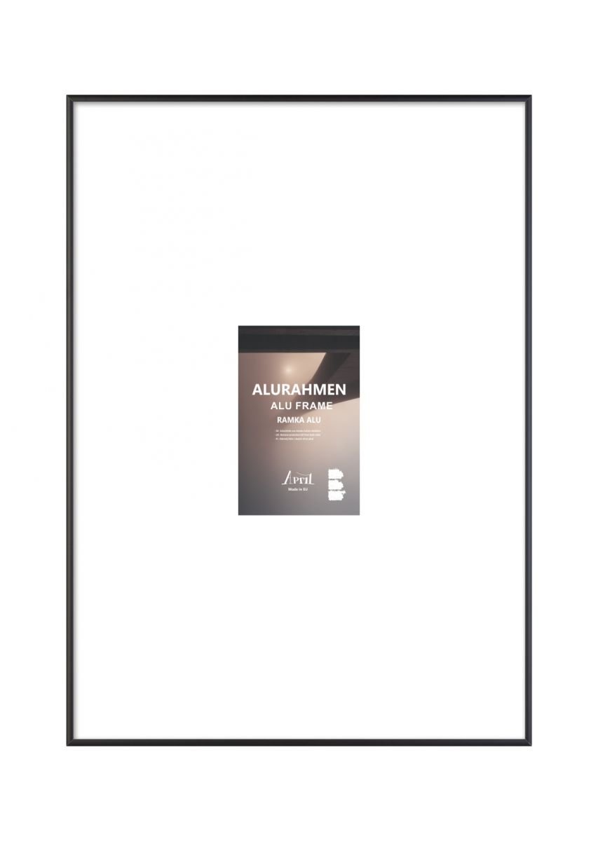 Ramka ALU 50x60 czarna (RA20)